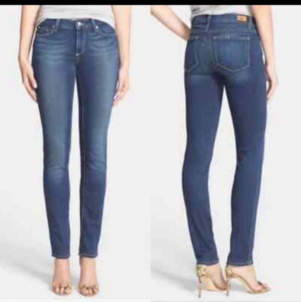 Paige Verdugo Skyline Skinny Dark Wash Jeans Size 30